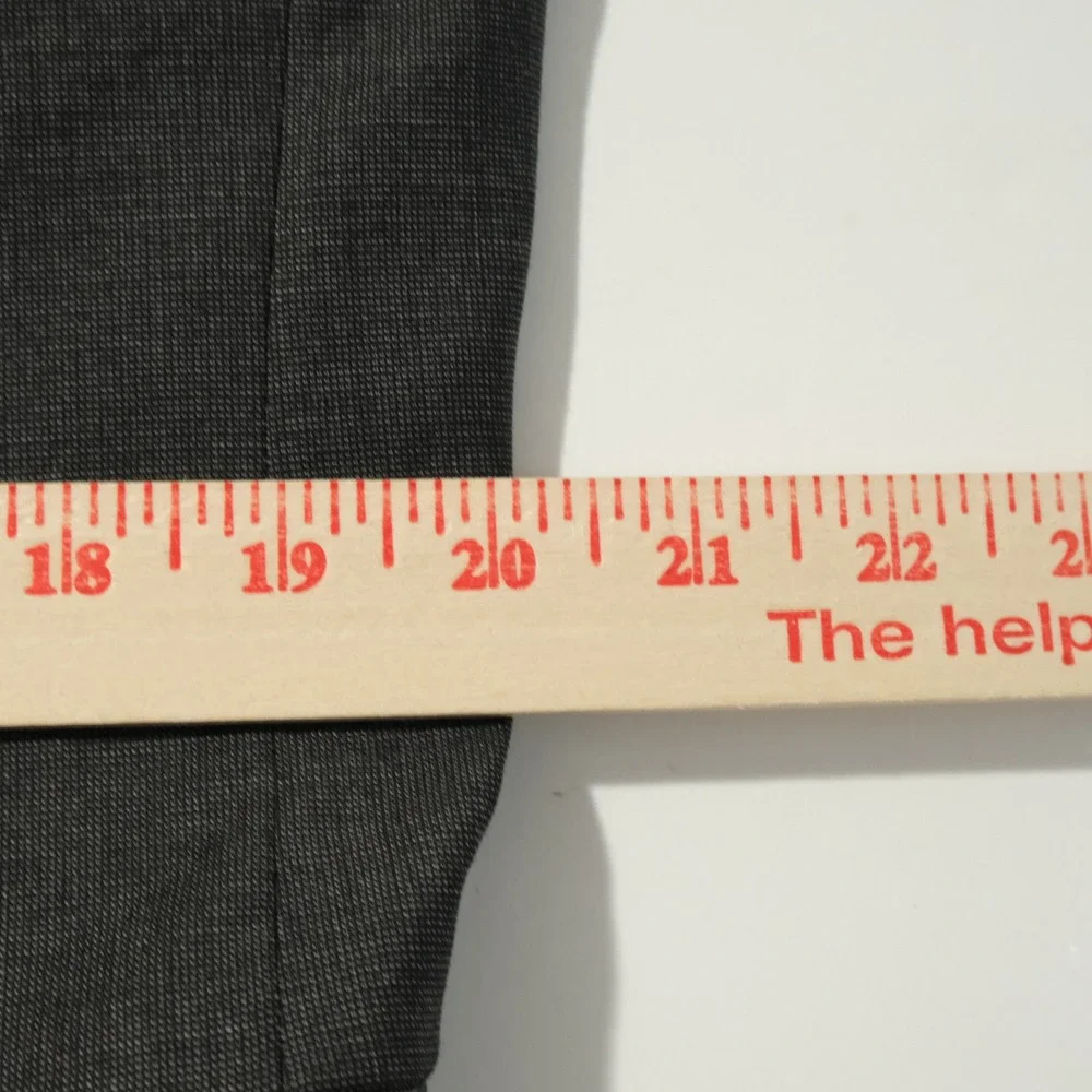 Jos. A. Bank 46R Slim Fit Suit 38x28 100% Wool Gray Two Button Double Vented
